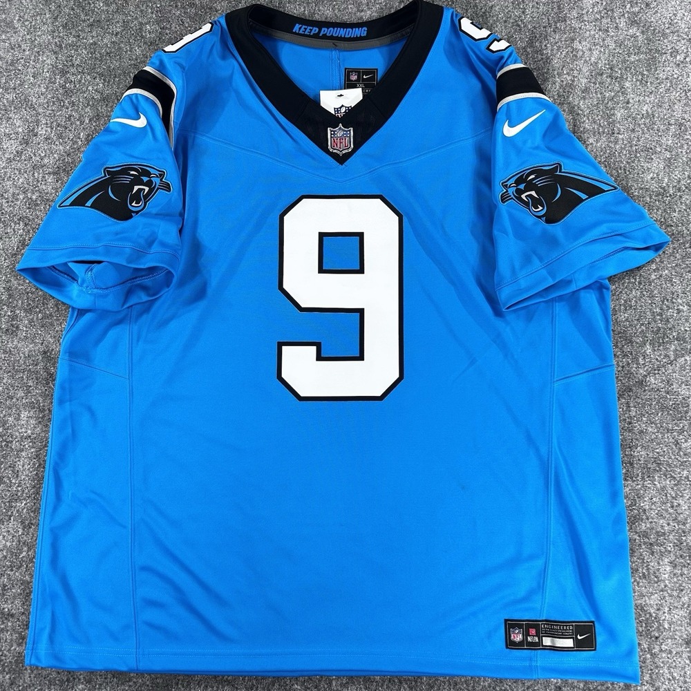 Nike Carolina Panthers Bryce Young Vapor FUSE Limited Blue Jersey Men's Sz XXL